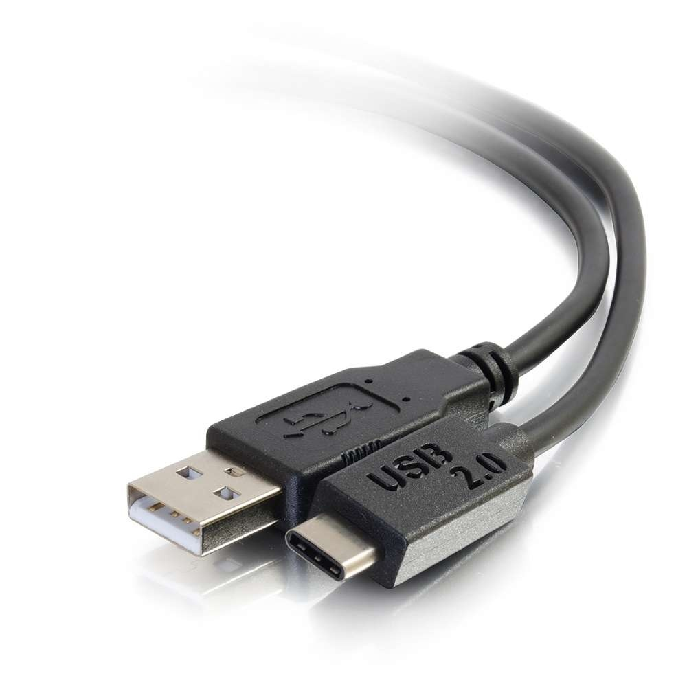 CG28871 6ft USB 2.0 USB-C to USB-A Cable M/M - Black