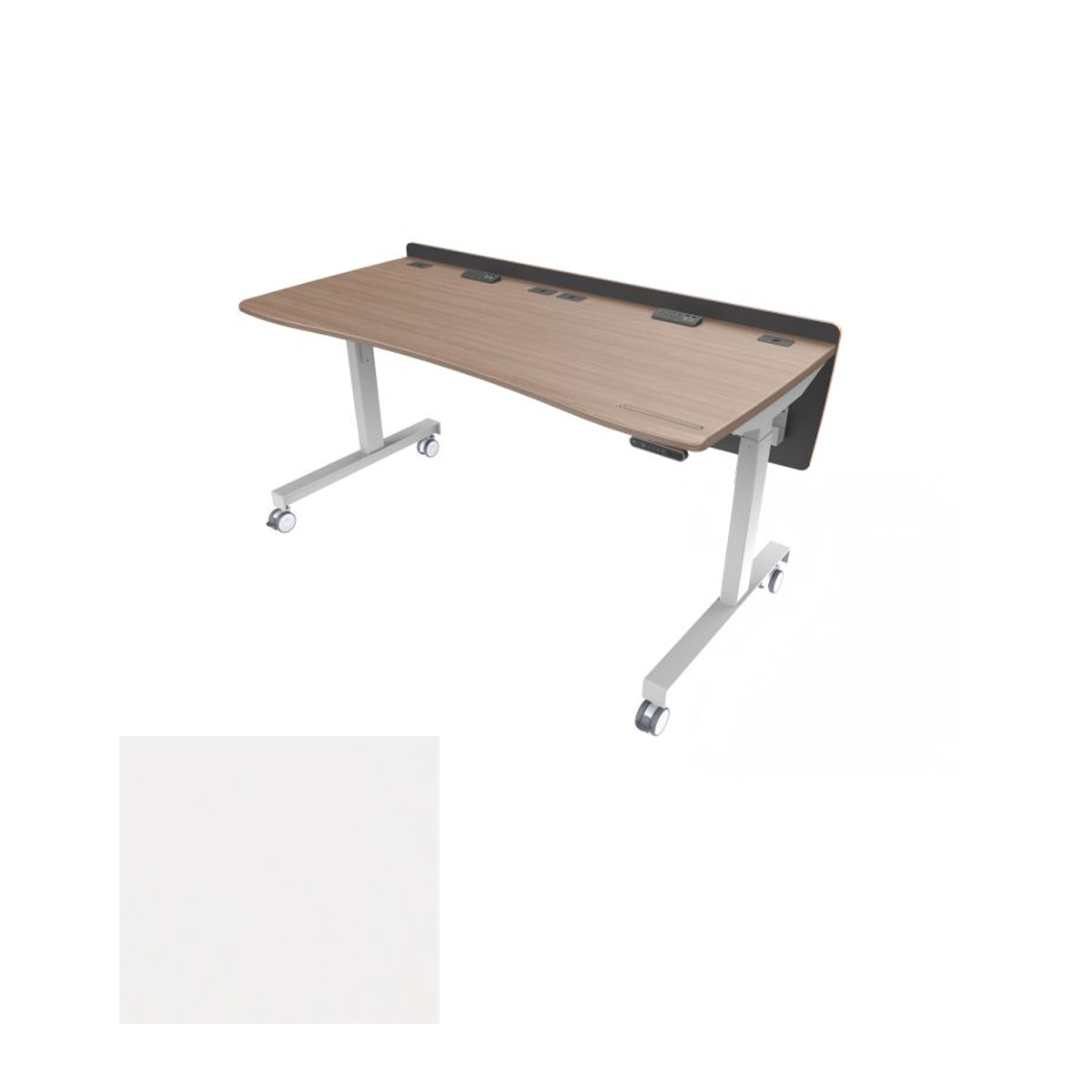 DS6330-LFT CWT Electric Lift Sit/Stand Desk, Crystal White