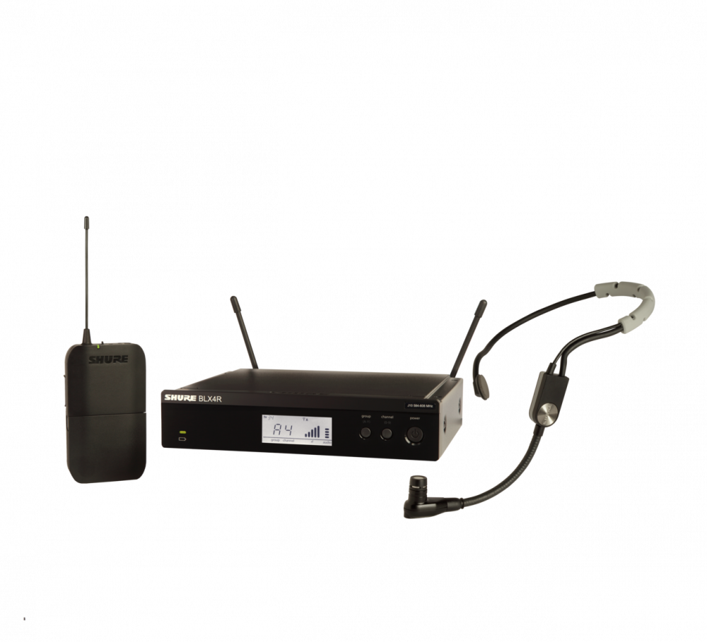 BLX14R/SM35-H10 Wireless Rack-mount Headset System with SM35 Headset Microphone