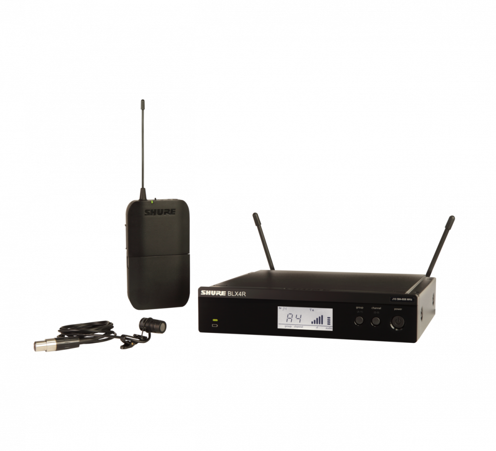 BLX14R/W85-H10 Wireless Rack-mount Presenter System with WL185 Lavalier Microphone