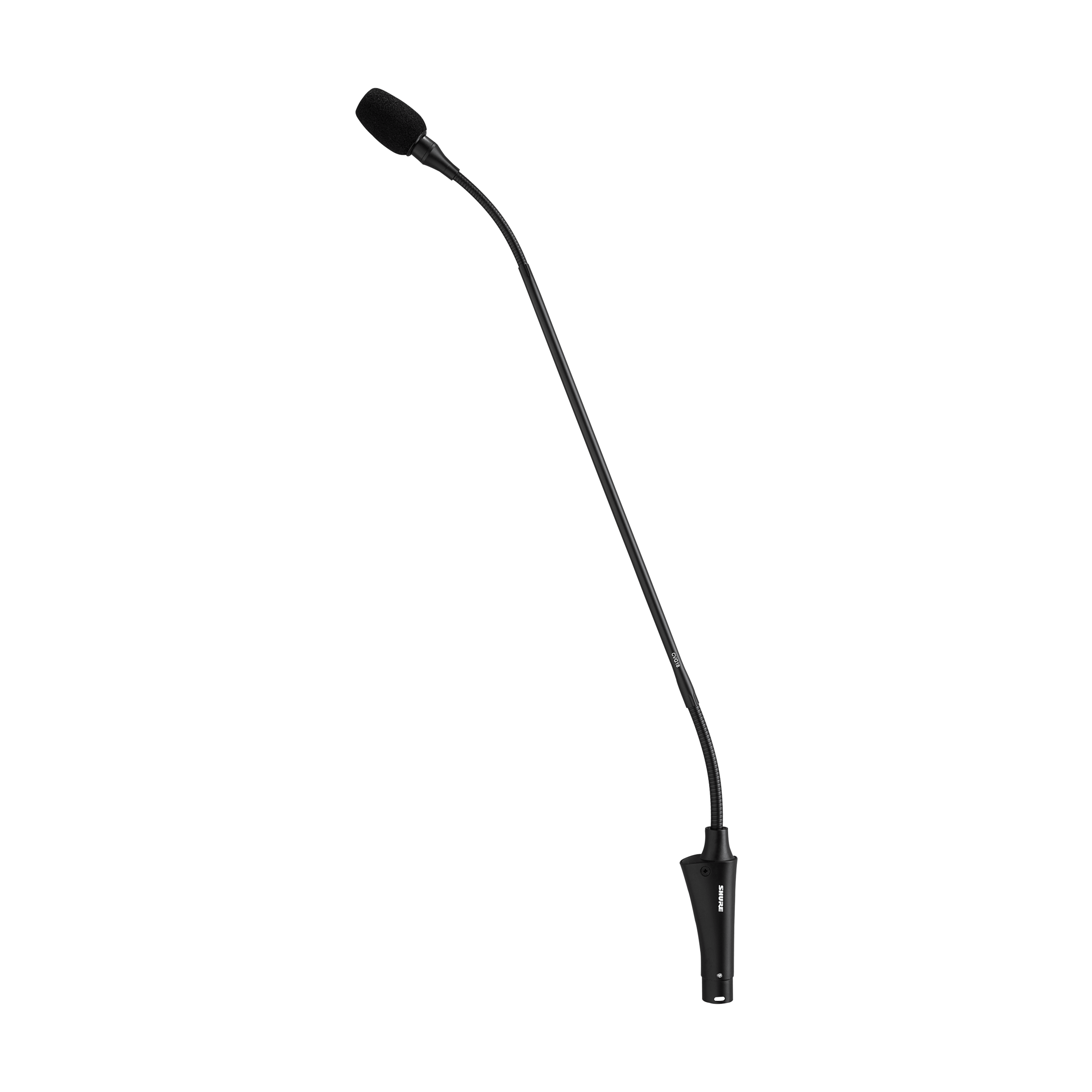 CVG18-B/C 18" Gooseneck Condenser Microphone, Inline Pre-Amp, Cardioid, Black