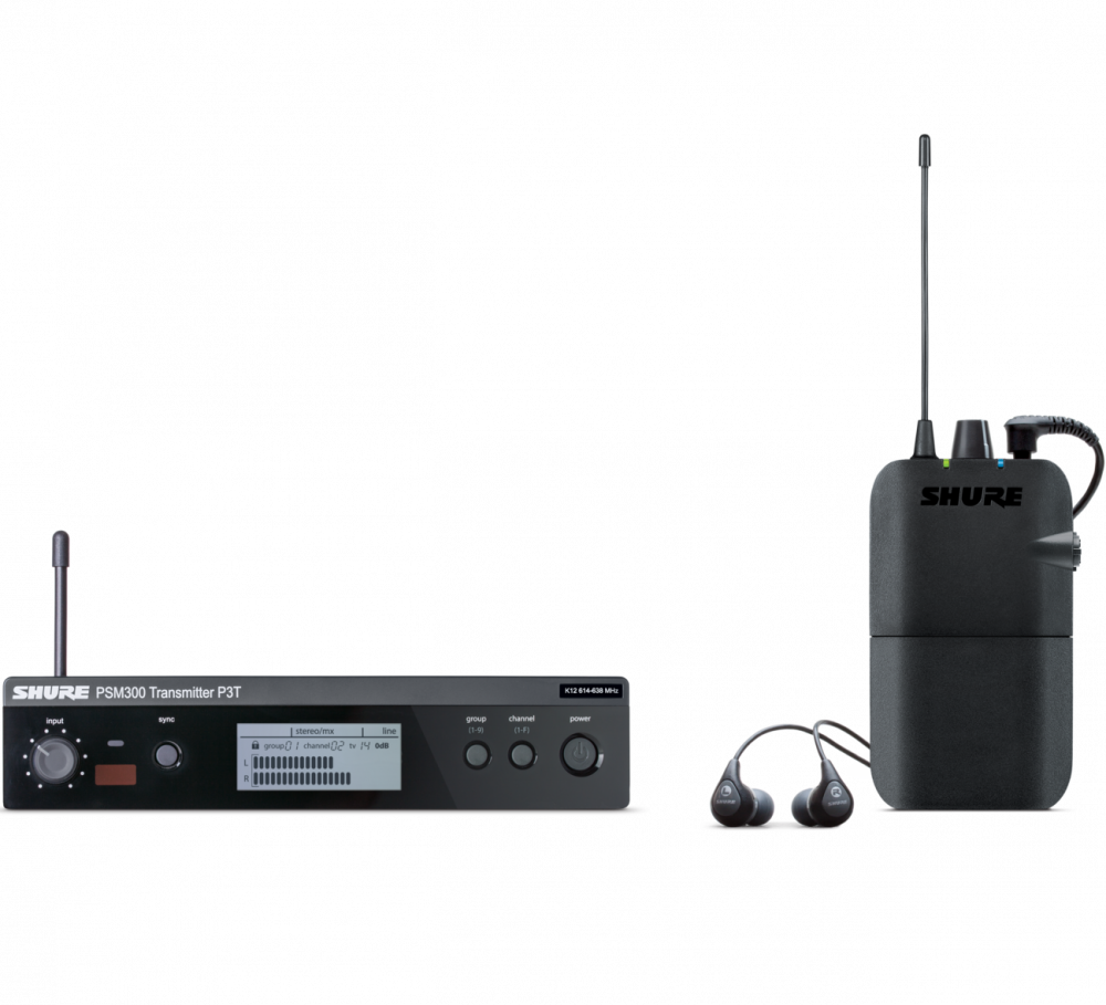 P3TR112GR-J13 PSM 300 Wireless In-Ear Monitoring Set with SE112 Earphones