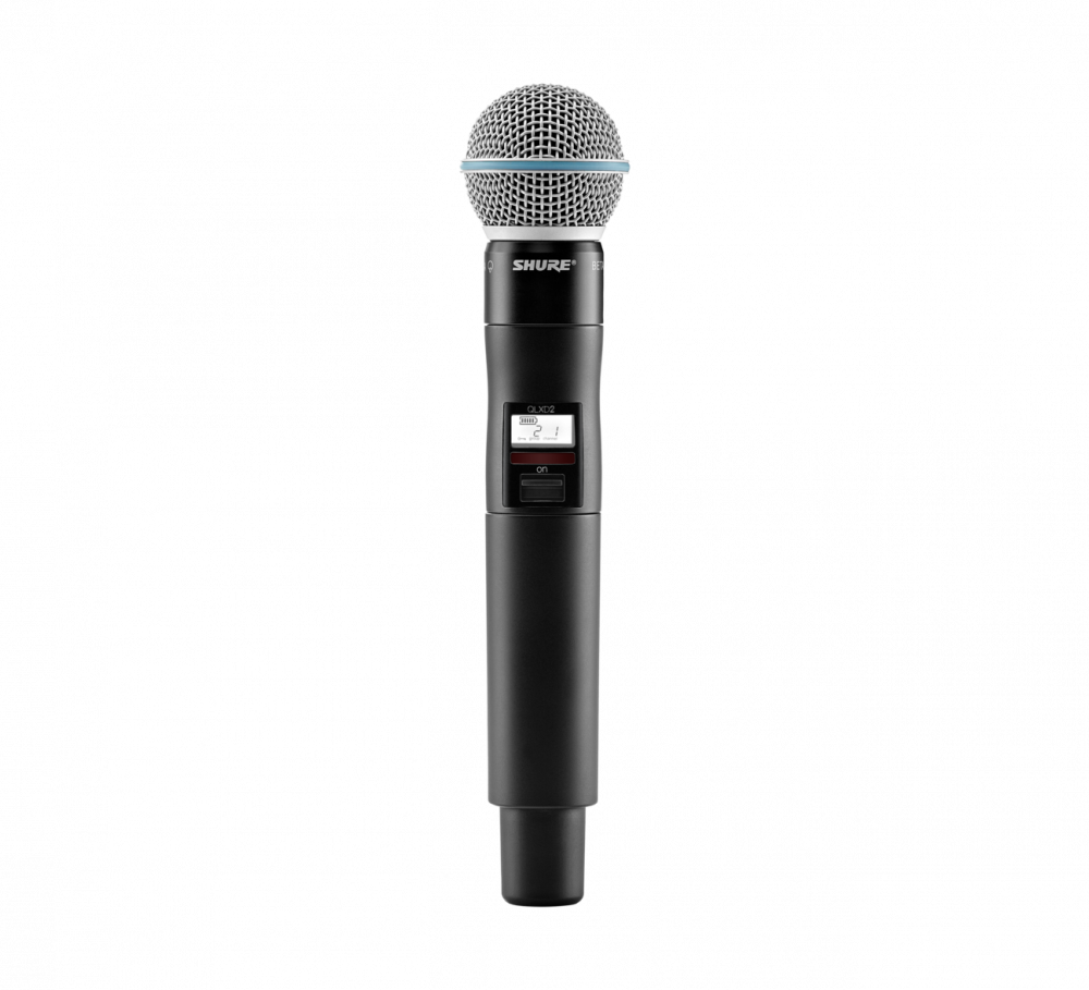QLXD2/B58=-H50 Handheld Transmitter with Beta®58A Microphone