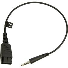Cord - QD to straight 3.5 Jack extension cord