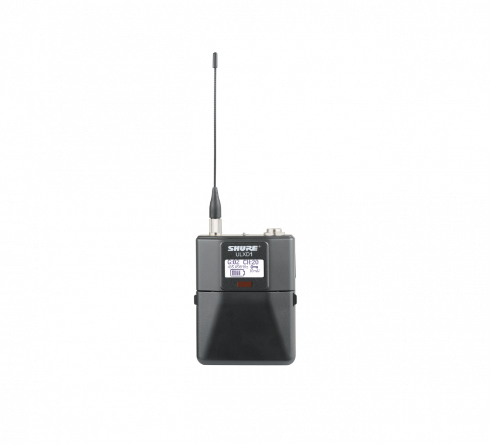 ULXD1LEMO3=-G50 Digital Wireless Bodypack Transmitter with LEMO3 Connector