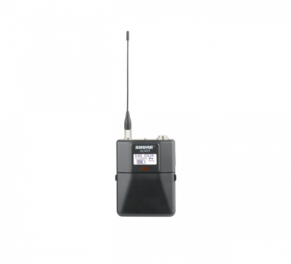 ULXD1LEMO3=-X52 Digital Wireless Bodypack Transmitter with LEMO3 Connector