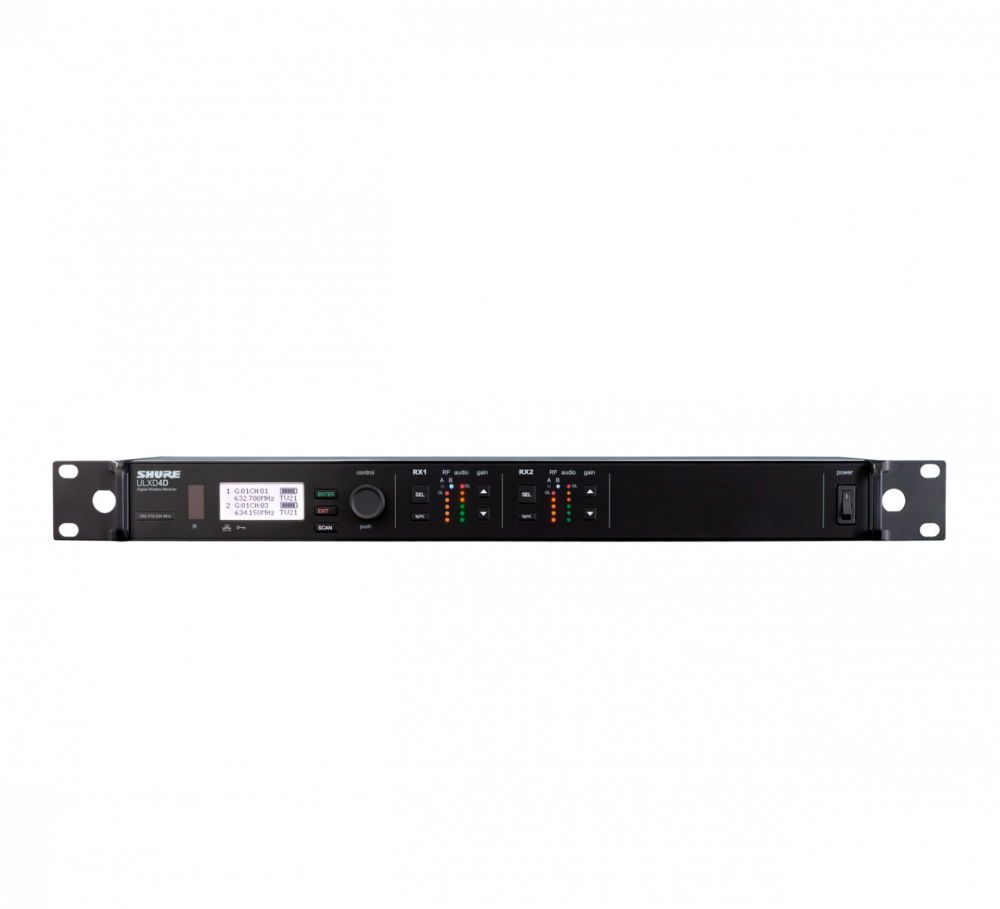 ULXD4D=-H50 Dual-Channel Digital Wireless Receiver