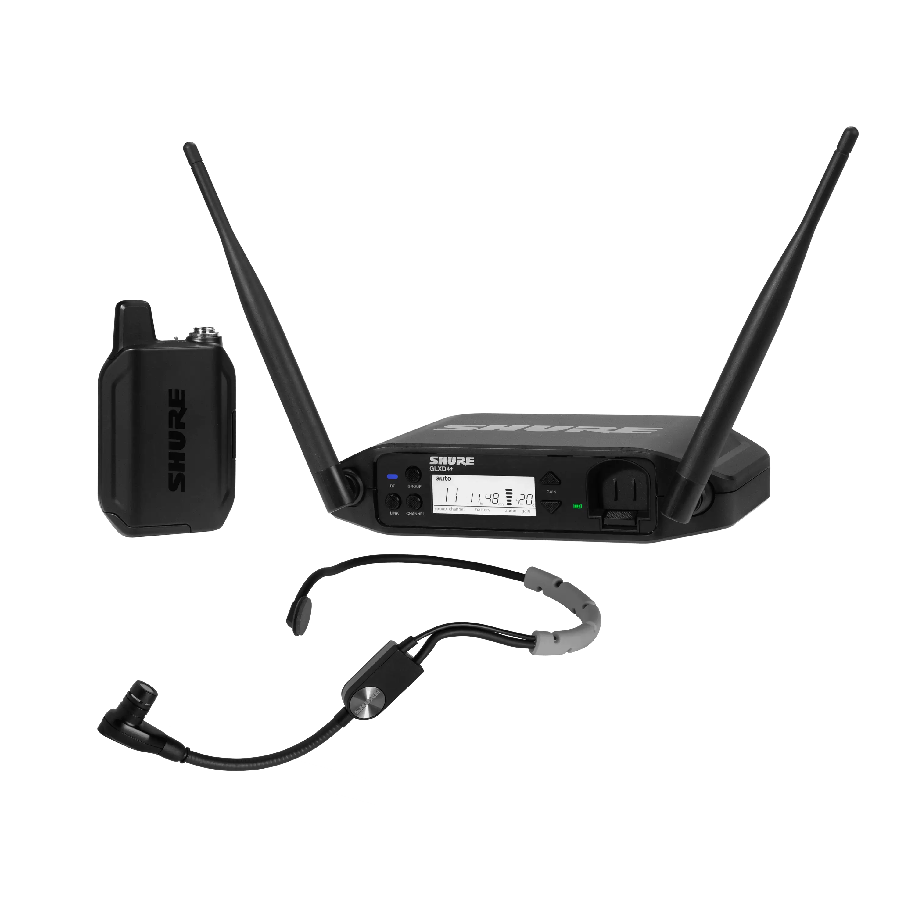 GLXD14+/SM35-Z3 Digital Wireless Headset System with SM35 Headset Microphone