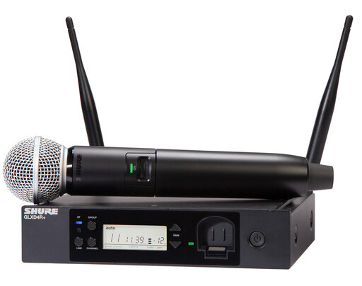 GLXD24R+/SM58-Z3 Digital Wireless Rack System with SM58 Vocal Microphone
