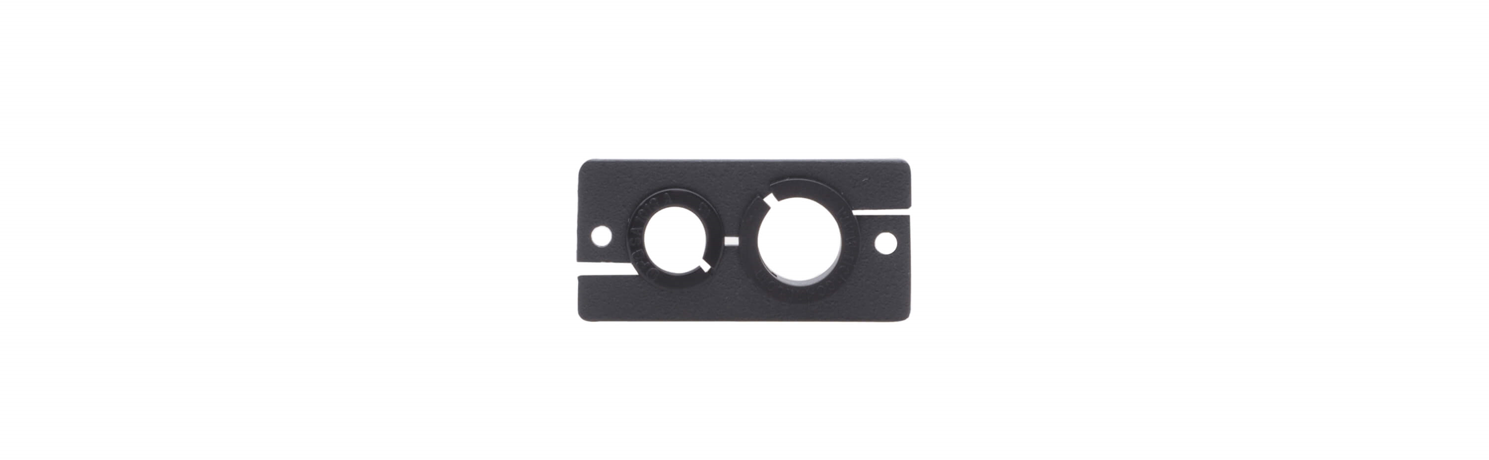 WCP-21 Wall Plate Insert — Two–Sized Cable Pass–Through