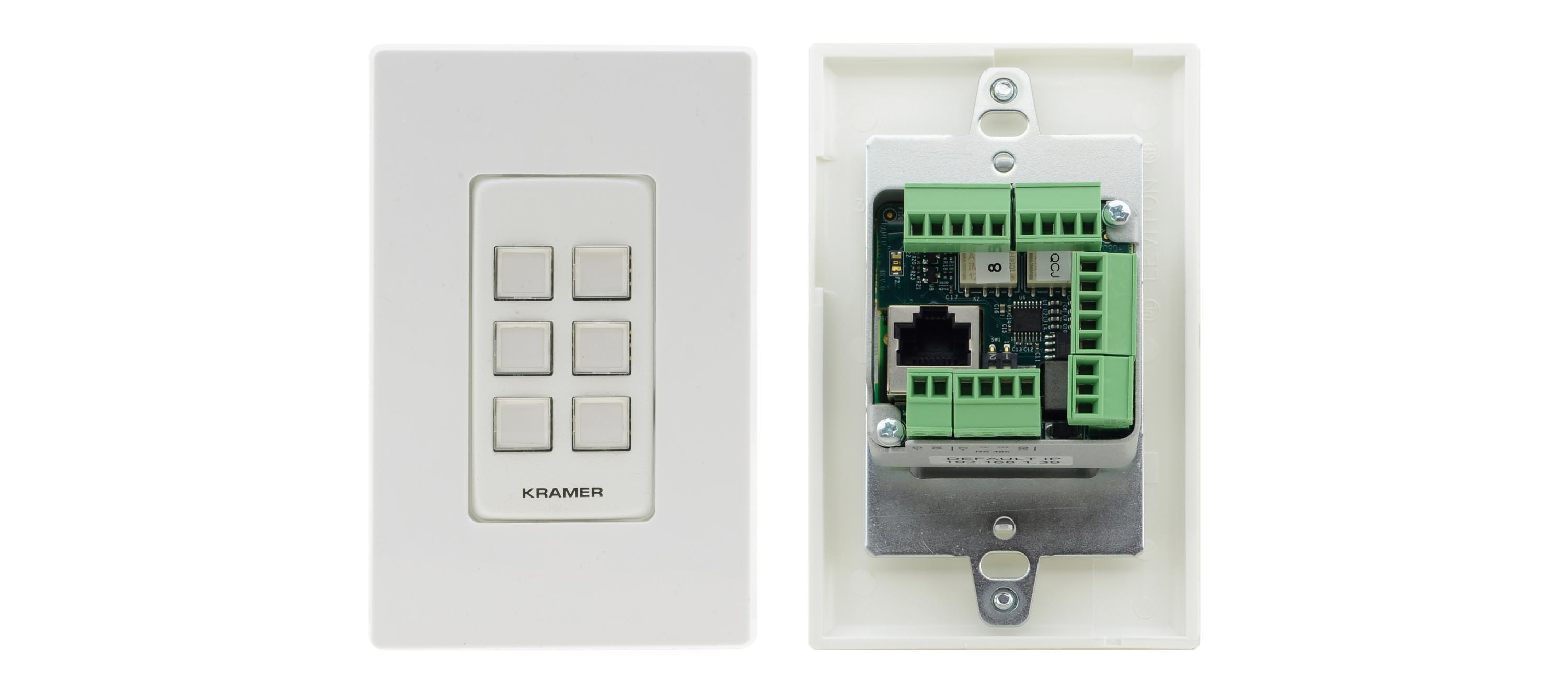 RC-206/US-D(W/B) 6–Button I/O Control Keypad