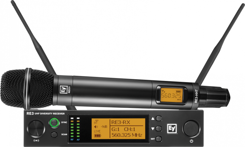 RE3-ND86 Handheld Set with ND86 Head (5L Band / 488-524MHz)