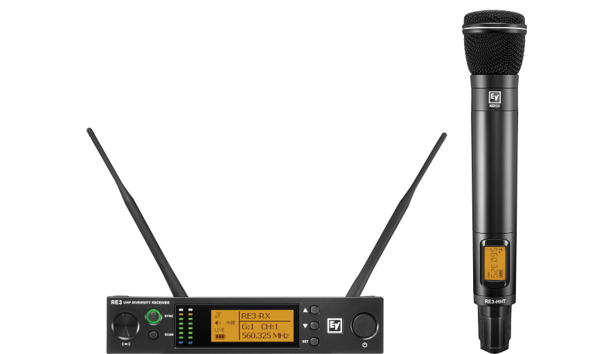 RE3-ND96-6M Uhf Wireless Set Featuring nd96 Dynamic Supercardioid Microphone (6M Band / 653-663MHz)