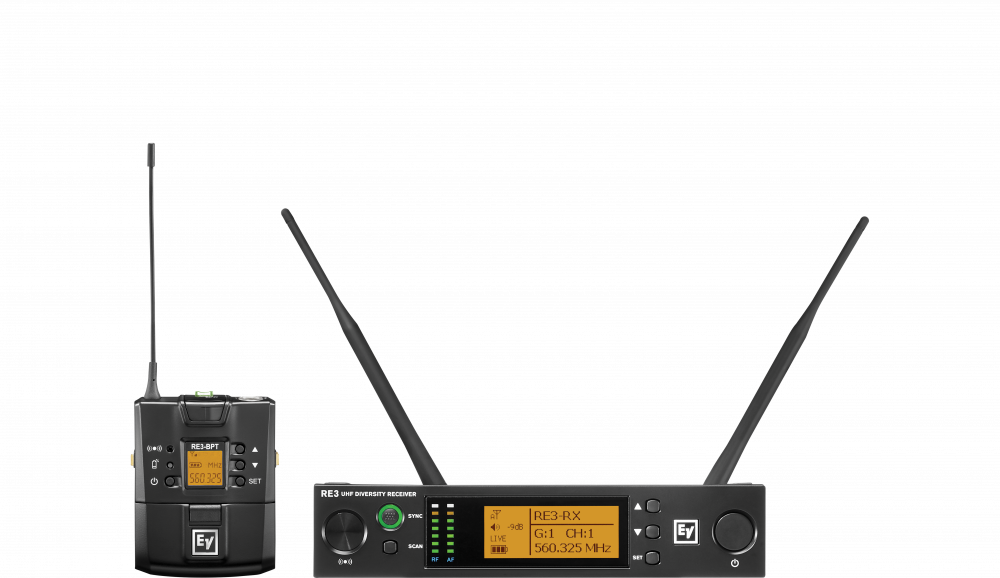 RE3-BPNID UHF Wireless Set Containing No Input Device (5L Band / 488 - 524 MHz)