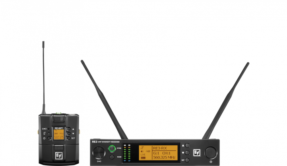 RE3-BPNID UHF Wireless Set Containing No Input Device (5H Band / 560 - 596 MHz)