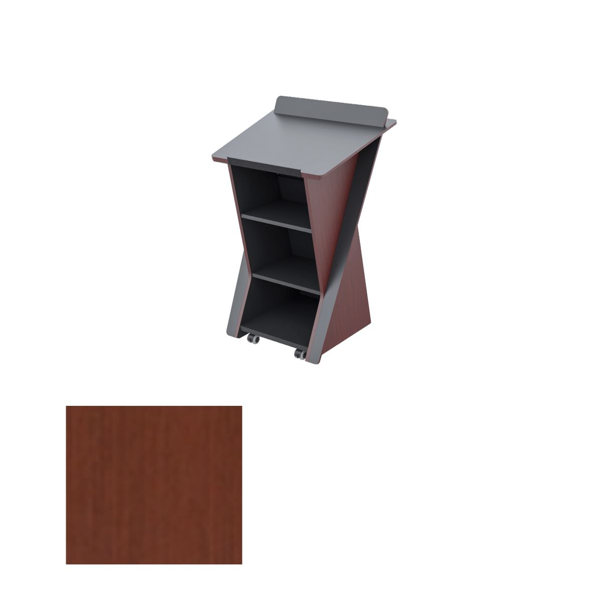 LEX321 CLT Presentation Lectern, Clove