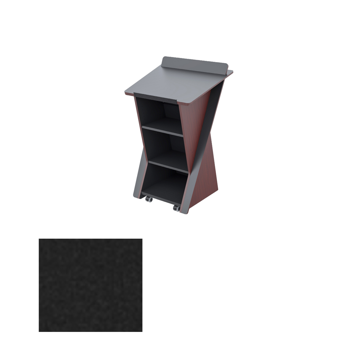 LEX321 EBT Presentation Lectern, Ebony