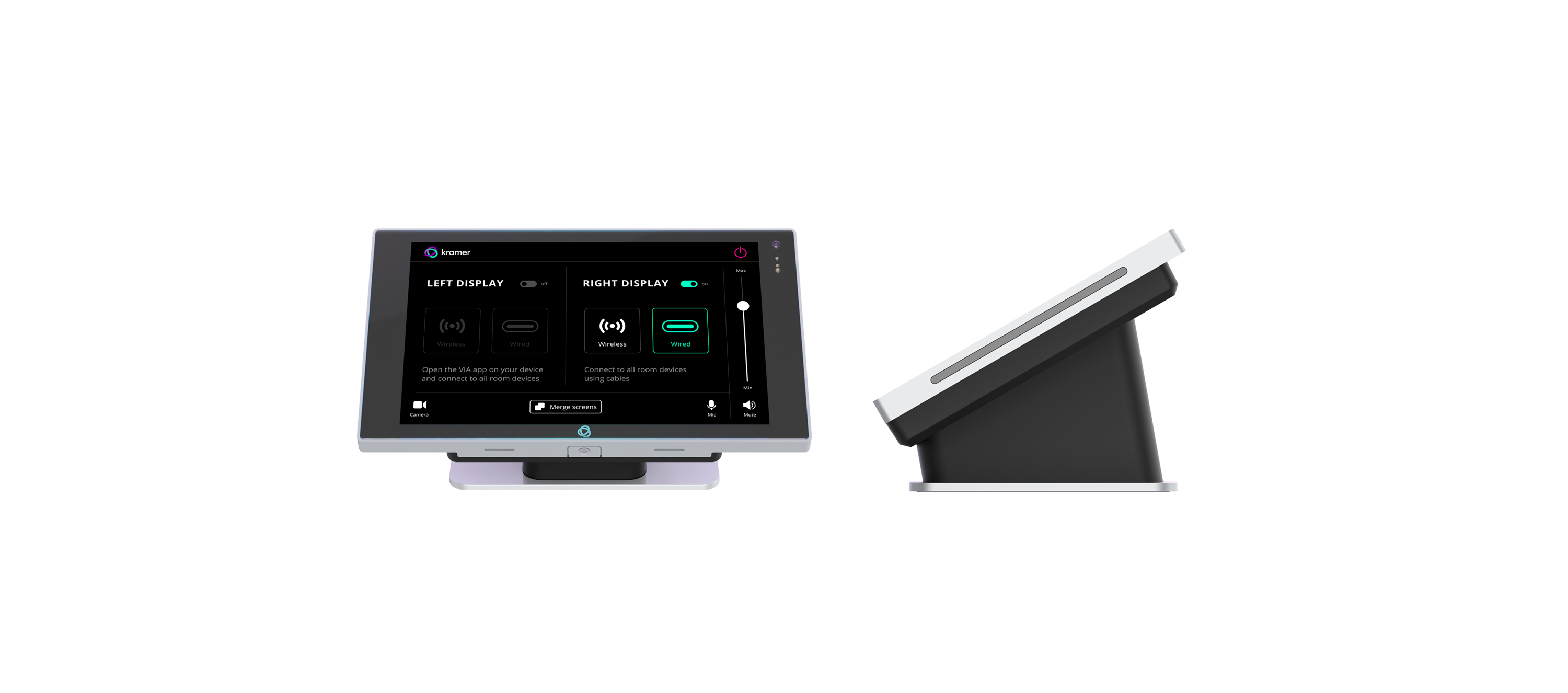 KT-208 8" Table Mount PoE Touch Panel