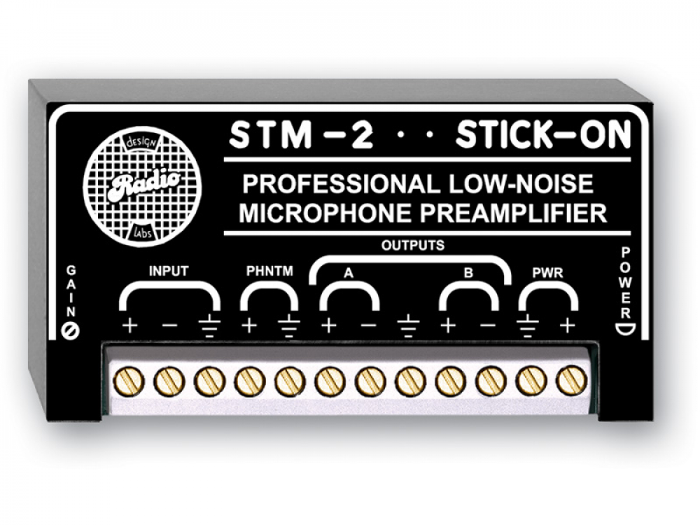 STM-2 Adjustable Gain Microphone Preamplifier