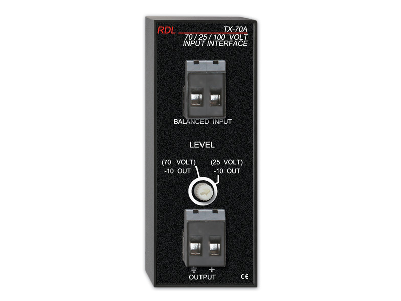 TX-70A 100/70/25 Volt Input Interface
