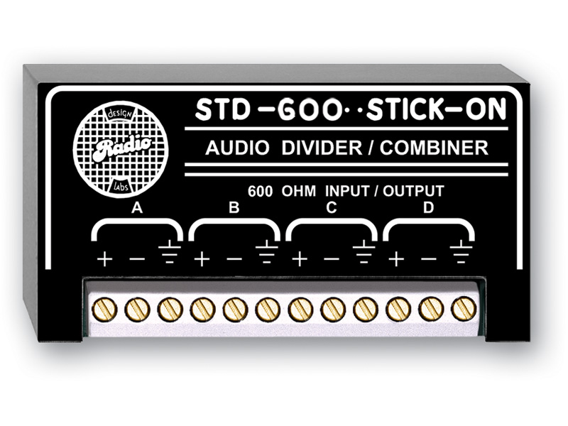 STD-600 Passive Audio Divider/Combiner - 600 Ω