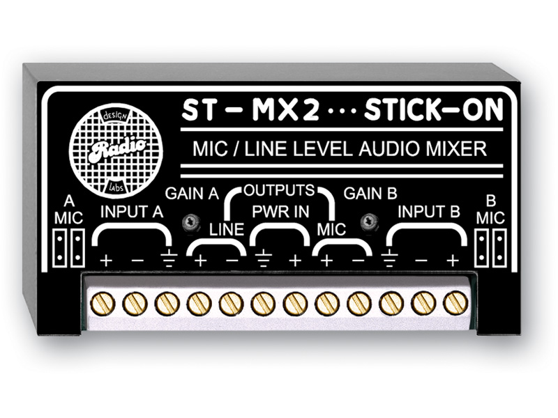 ST-MX2 2 Channel Audio Mixer