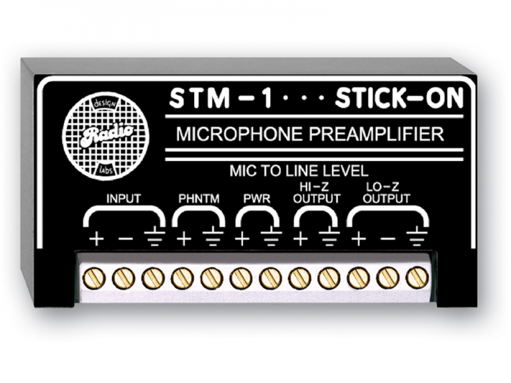 STM-1 Mic to Line Level Preamplifier
