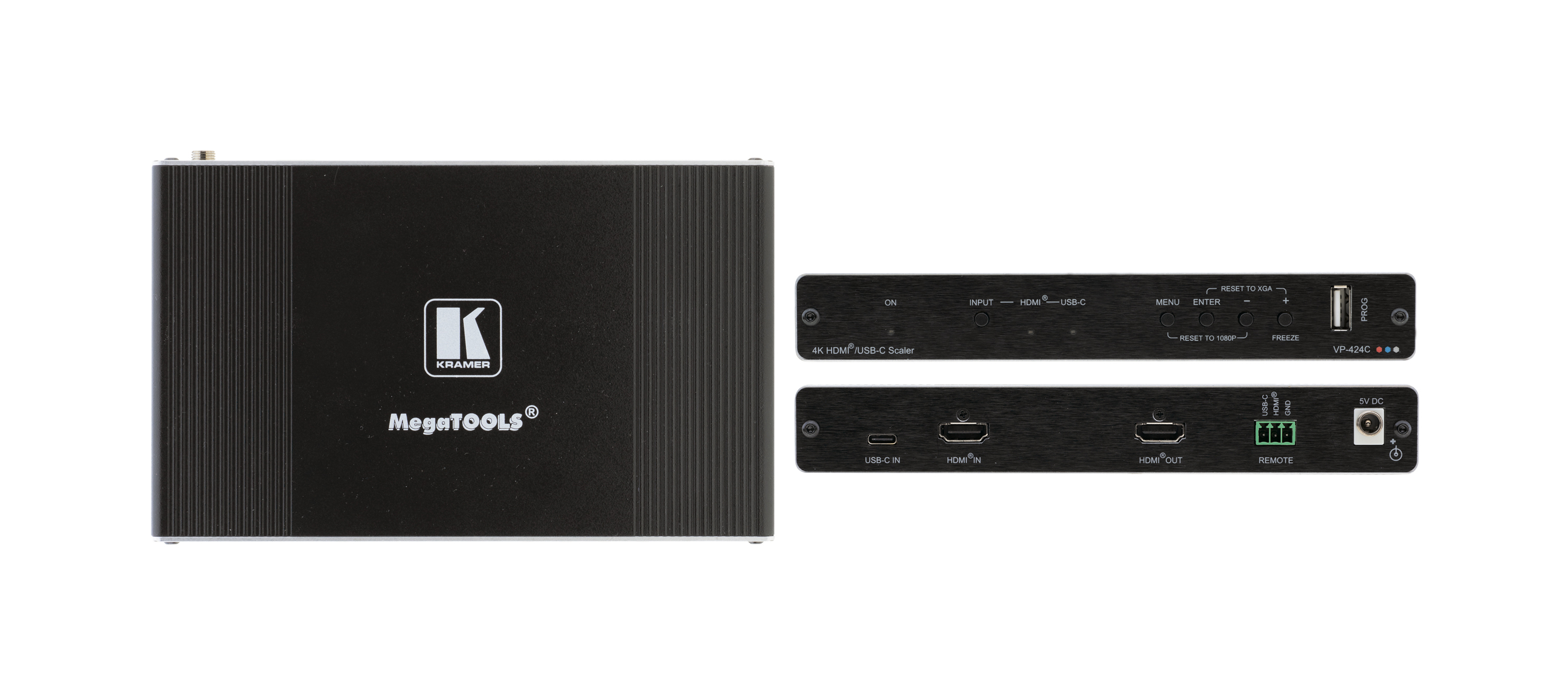 VP-424C 18G 4K HDMI and USB-C to HDMI Scaler