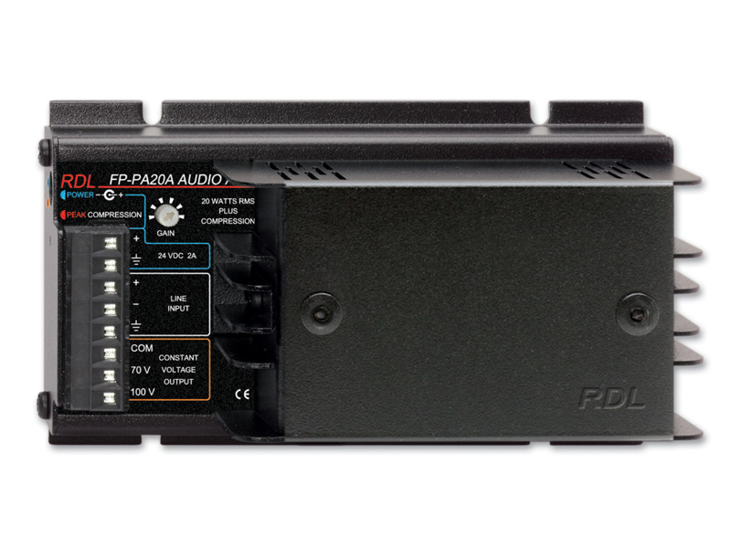 FP-PA20A 20 W Mono Audio Amplifier - 70 V or 100 V