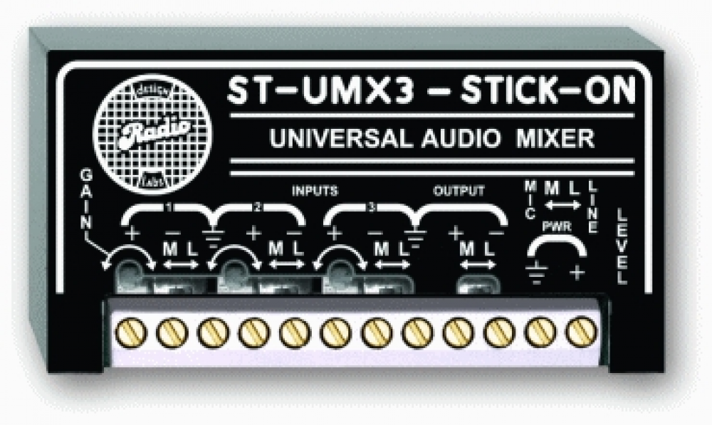 ST-UMX3 3x1 Universal Audio Mixer