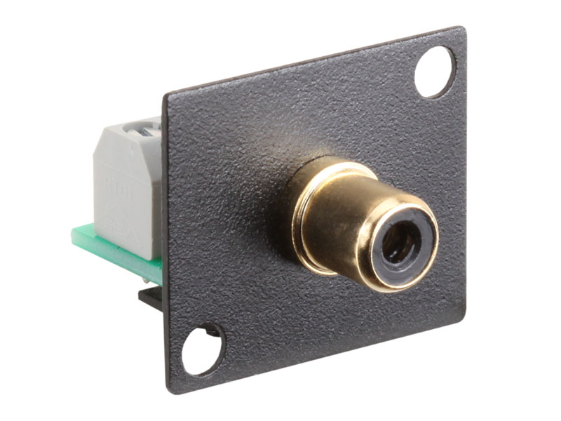 AMS-1RC Single RCA Jack Assembly Terminal Block Connections