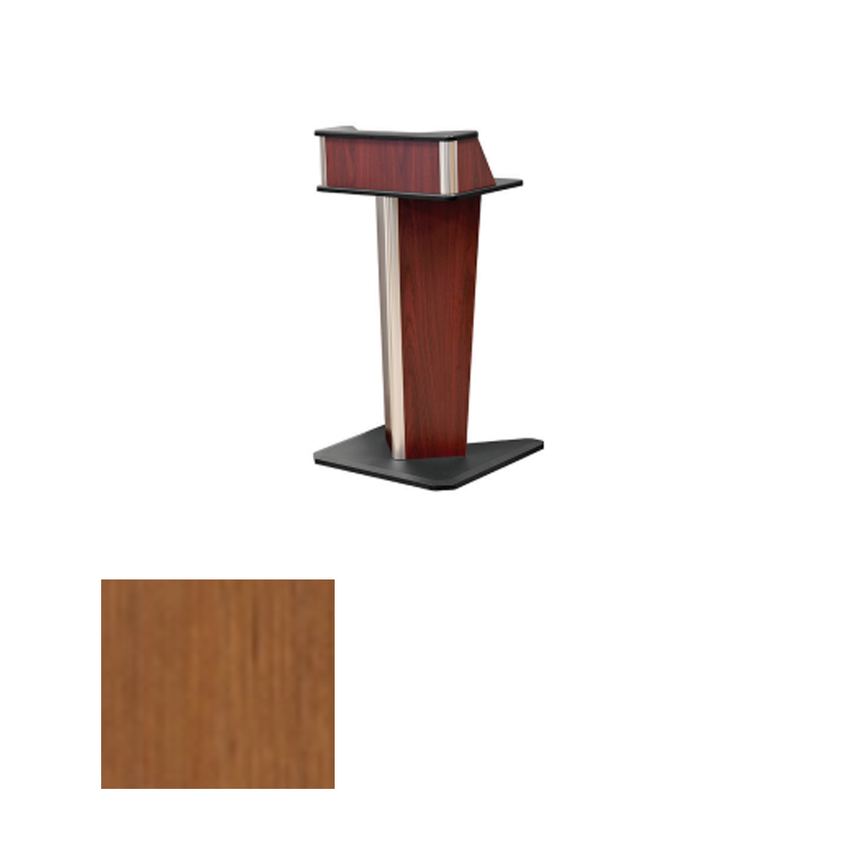 LE4001 BCL V Lectern, Burma Cherry