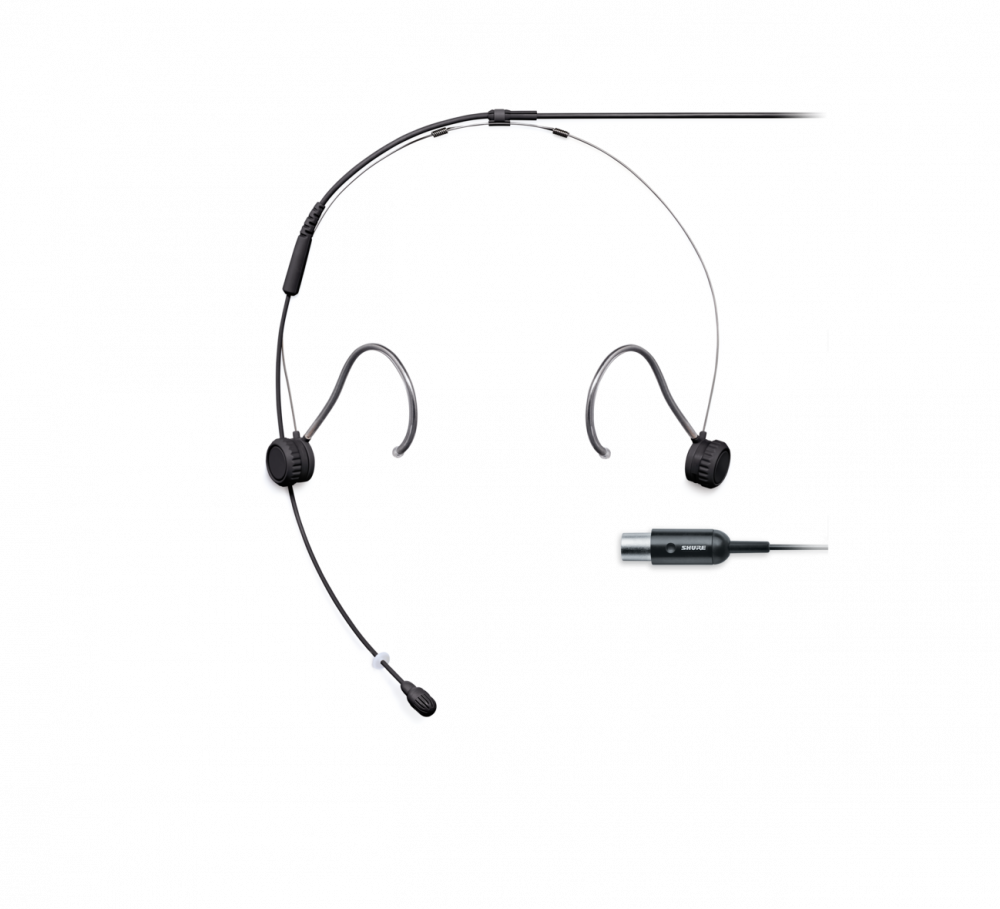 TH53B/O-MTQG TwinPlex™ TH53 Subminiature Headset Microphone, Black