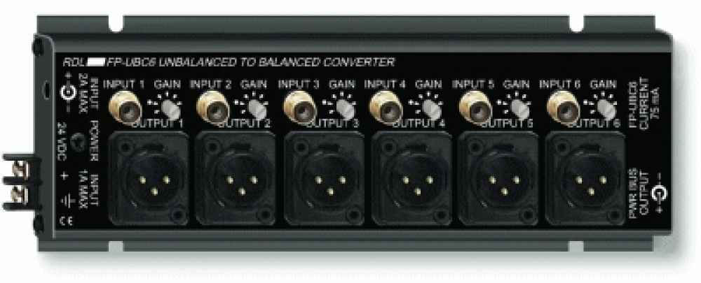 FP-UBC6 Unbalanced to Balanced Converter - 6 Channel