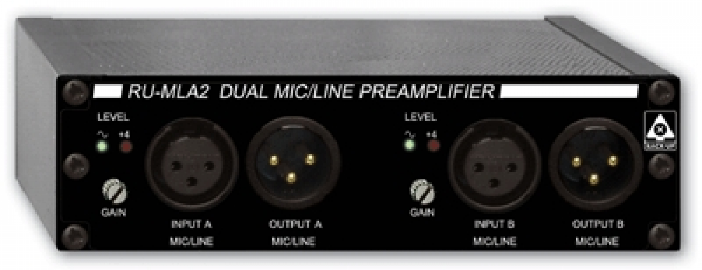 RU-MLA2 Dual Microphone Line Preamplifier