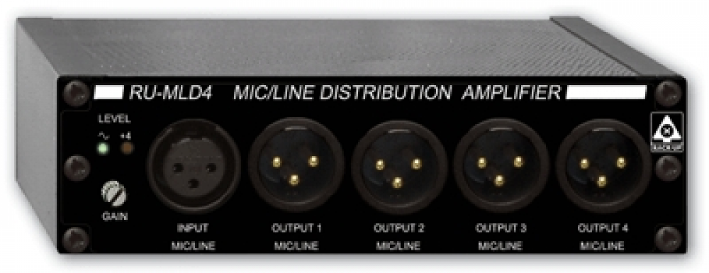 RU-MLD4 Mic/Line Distribution Amplifier