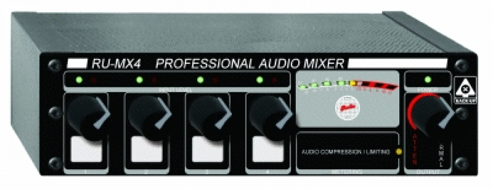 RU-MX4 Pro Audio Mic/Line Mixer