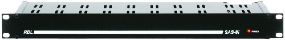 SAS-8i Audio Input Chassis for SourceFlex Distributed Audio System