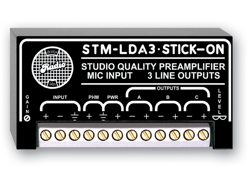 STM-LDA3 Studio Quality Microphone Preamplifier with phantom - 3 line output