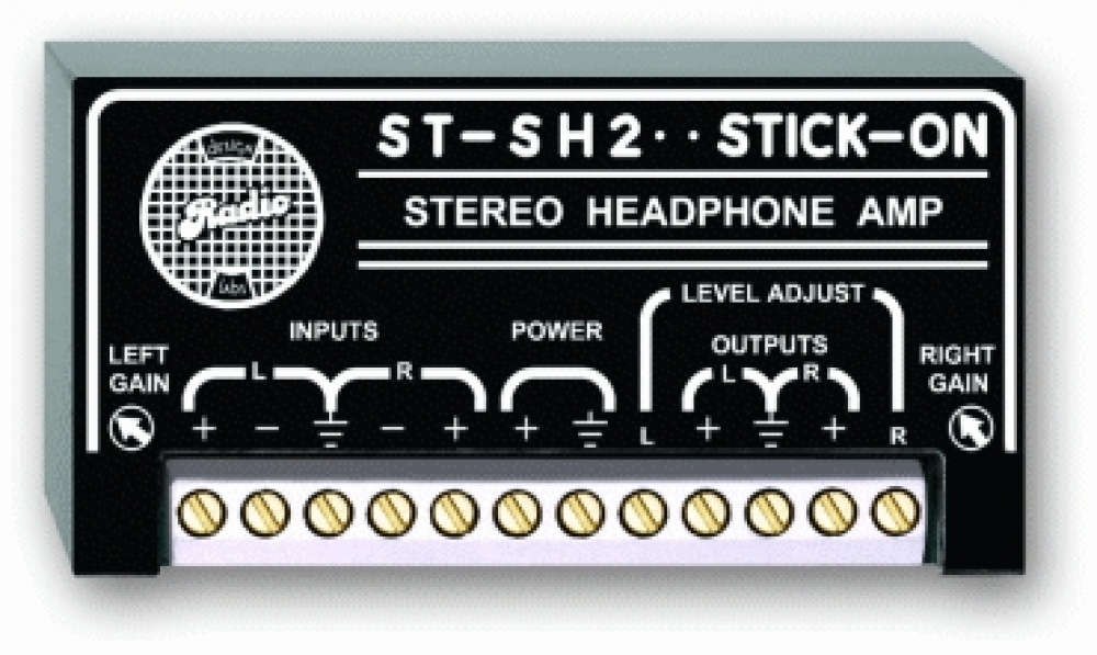 ST-SH2 Stereo Headphone Amplifier - STICK-ON Series