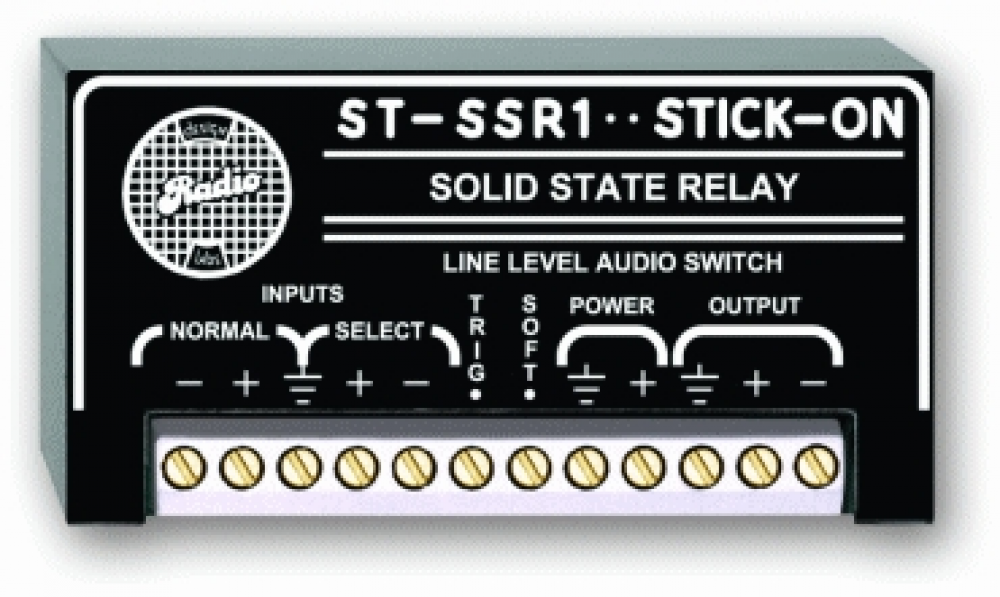 ST-SSR1 Solid State Audio Relay (2 balanced line inputs; 1 balanced line output)
