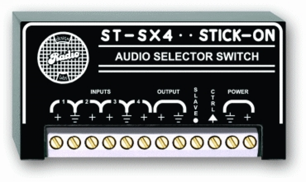 ST-SX4 Unbalanced Audio Switcher - 4x1