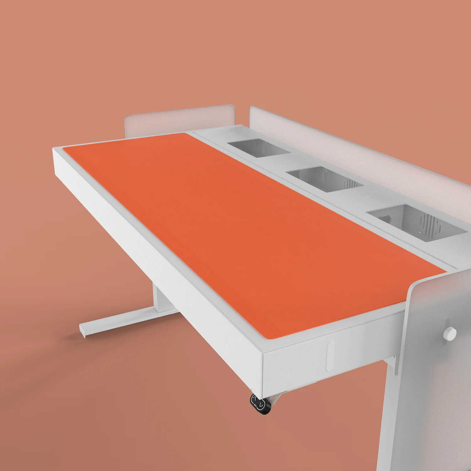 H902-4186 Desk Pad - Orange Blast