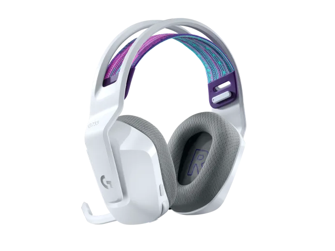 G733 LIGHTSPEED Wireless RGB Gaming Headset - White