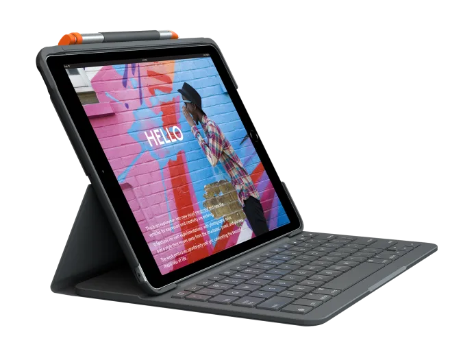 SLIM FOLIO - iPad (new 7th Gen) - Graphite