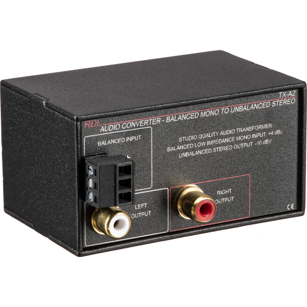 TX-A2 Audio Converter - Balanced to Unbalanced
