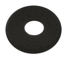 Black Foam Ear Cushions, 10pcs