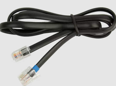Phone Cable (Flat Cord with Modular Plug Standard RJ9 to RJ9)