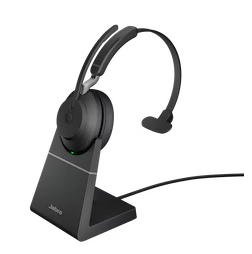Evolve2 65 - USB-A UC Mono with Charging Stand - Black
