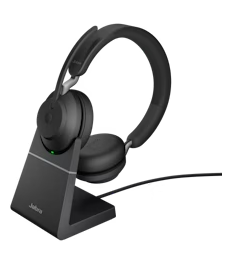 Evolve2 65 - USB-C UC Stereo with Charging Stand - Black